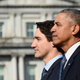 Obama and Trudeau met at the White House this morning to discuss how they’re going to save the planet. Image Credit: AP Photo/Susan Walsh